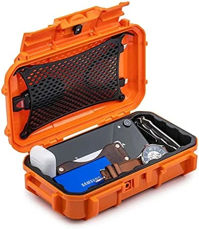 Best reviews of ๐ 56 Waterproof Dry Box Protective Case - Travel Safe/Mil Spec/USA Made - For Tackle Organization Of Cameras, Phones, Camping, Fishing, Hiking, EDC, Water Sports, Knives โ - Image 10
