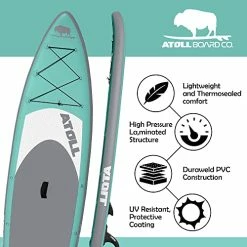 Outlet ✨ 11' Foot Inflatable Stand Up Paddle Board (6 Inches Thick, 32 Inches Wide) ISUP, Bravo Hand Pump And 3 Piece Paddle, Travel 🎒 Backpack And Accessories New Leash Included Desert Sand ✨ 14 Outlet ✨ 11' Foot Inflatable Stand Up Paddle Board (6 Inches Thick, 32 Inches Wide) ISUP, Bravo Hand Pump And 3 Piece Paddle, Travel 🎒 Backpack And Accessories New Leash Included Desert Sand ✨ -Ewedoos Shop 51gKLR3Y19L