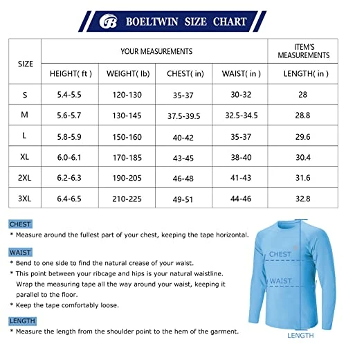 Wholesale π BOELTWIN Long Sleeve Cooling π Shirts And Rash Guard For Men With UPF 50+ Sun Protection For Hiking Fishing Running Gray βοΈ - Image 3
