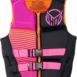 Hot Sale 🥰 System CGA 👩 Womens Wakeboard Vest Black/pink 🎁