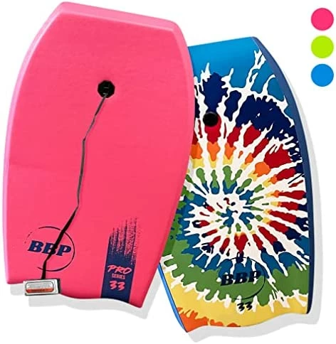 Cheapest π Back Bay Play BBP Pro Series Body Board - 33" To 41" Lightweight EPS Core Body Boards, Boogie Boards For Beach Kids, Bodyboard For π Surfing Kids And Adults Boogie Board Neon Blue π - Image 9