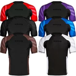 Buy 💯 Sanabul Essentials Short Sleeve Compression Training Rash Guard For MMA BJJ Wrestling White 🛒