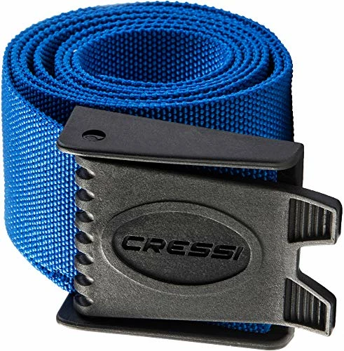 Budget ๐คฉ Cressi Nylon Weight Belt W/Plastic Buckle, Blue (TA627020) ๐