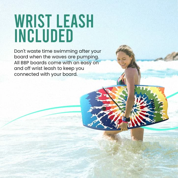 Cheapest π Back Bay Play BBP Pro Series Body Board - 33" To 41" Lightweight EPS Core Body Boards, Boogie Boards For Beach Kids, Bodyboard For π Surfing Kids And Adults Boogie Board Neon Blue π - Image 5